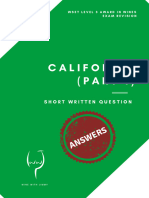 California (PART 1) : ANS WE RS