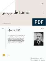 Jorge de Lima - Trabalho