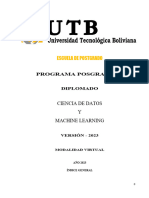 DIPLOMADO CIENCIA DE DATOS Y MACHINE LEARNING Final