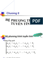 Chuong 2 - He Phuong Trinh Tuyen Tinh