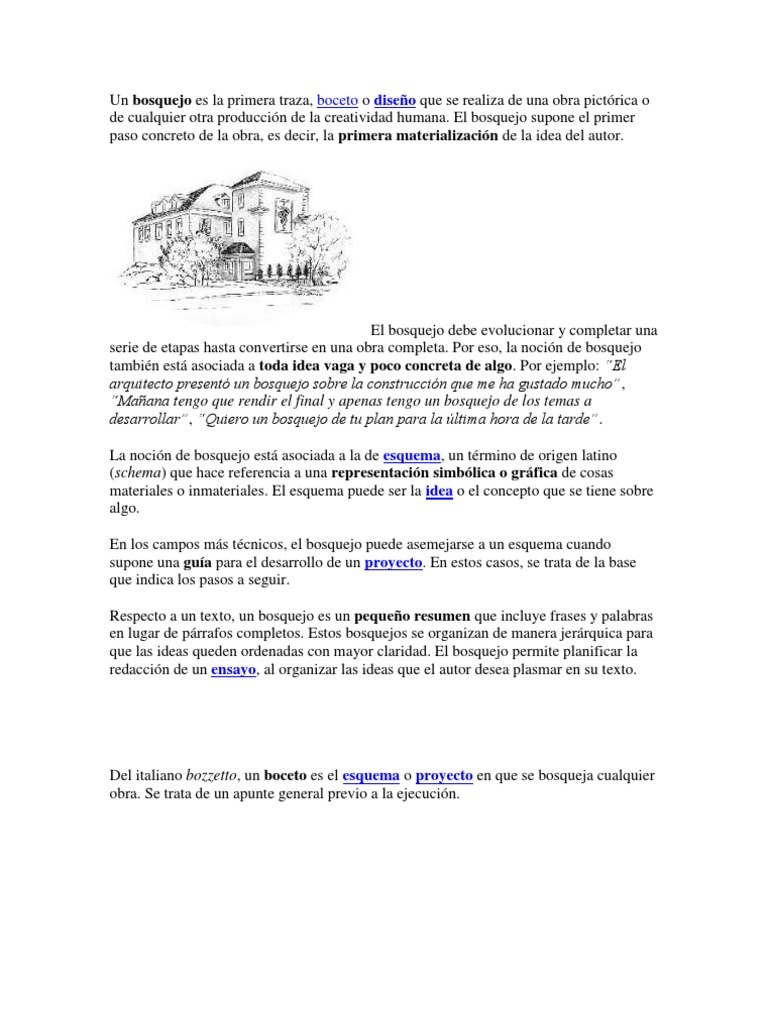 El Bosquejo | PDF | Lápiz | Pinturas