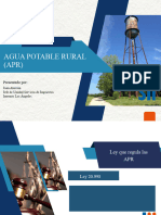 Agua Potable Rural (APR) : Presentado Por