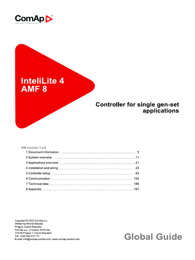 Comap Intelilite4 Amf8 Pdf
