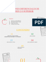 Diapositiva de Ecuaciones Diferenciales