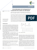 2014.1.1.1.selective Ethenolysis and Oestrogenicity of Compounds From Cashew Nut Shell Liquid