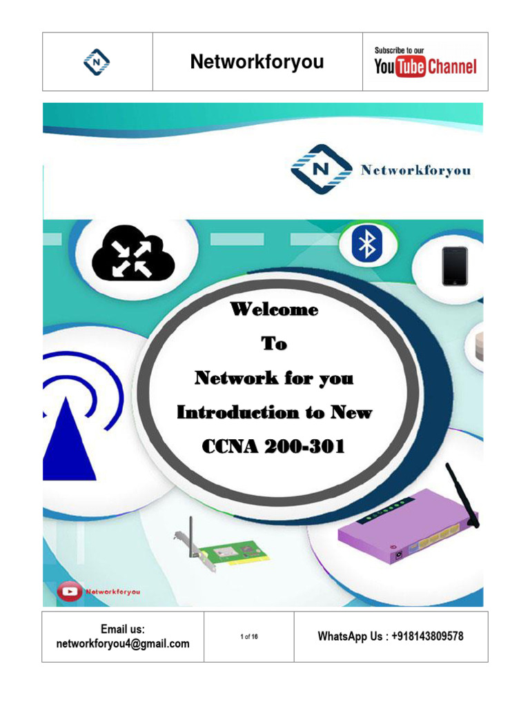CCNA 200-301 Course Overview and Guide | PDF | Cisco Certifications ...