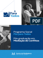 Programa Social - Pós para Todos - Pós-Graduação em Mediação de Conflitos