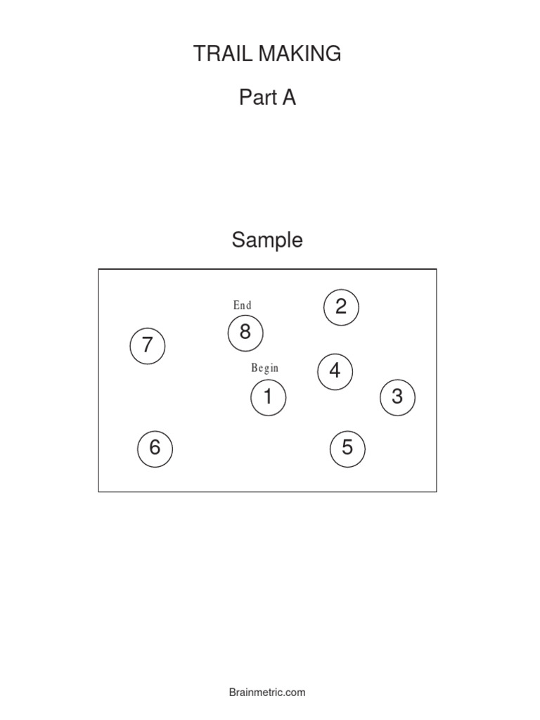 Trail making test pdf
