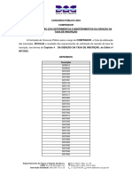 Resultado Do Requerimento de Isenção Da Taxa de Inscrição