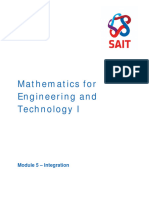 Math 238 Module 5 - Integration (May 2019)