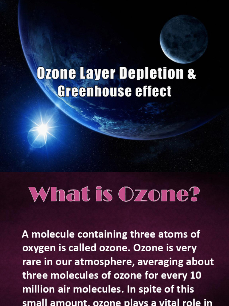 Ozone Layer Depletion Greenhouse Effect Pdf Ozone Depletion