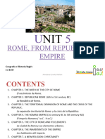 Unit 5. Rome, From Republic To Empire