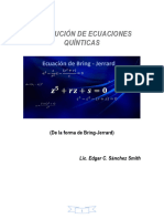 Ecuación de Bring - Jerrard - Resolución de Ecuaciones Quínticas