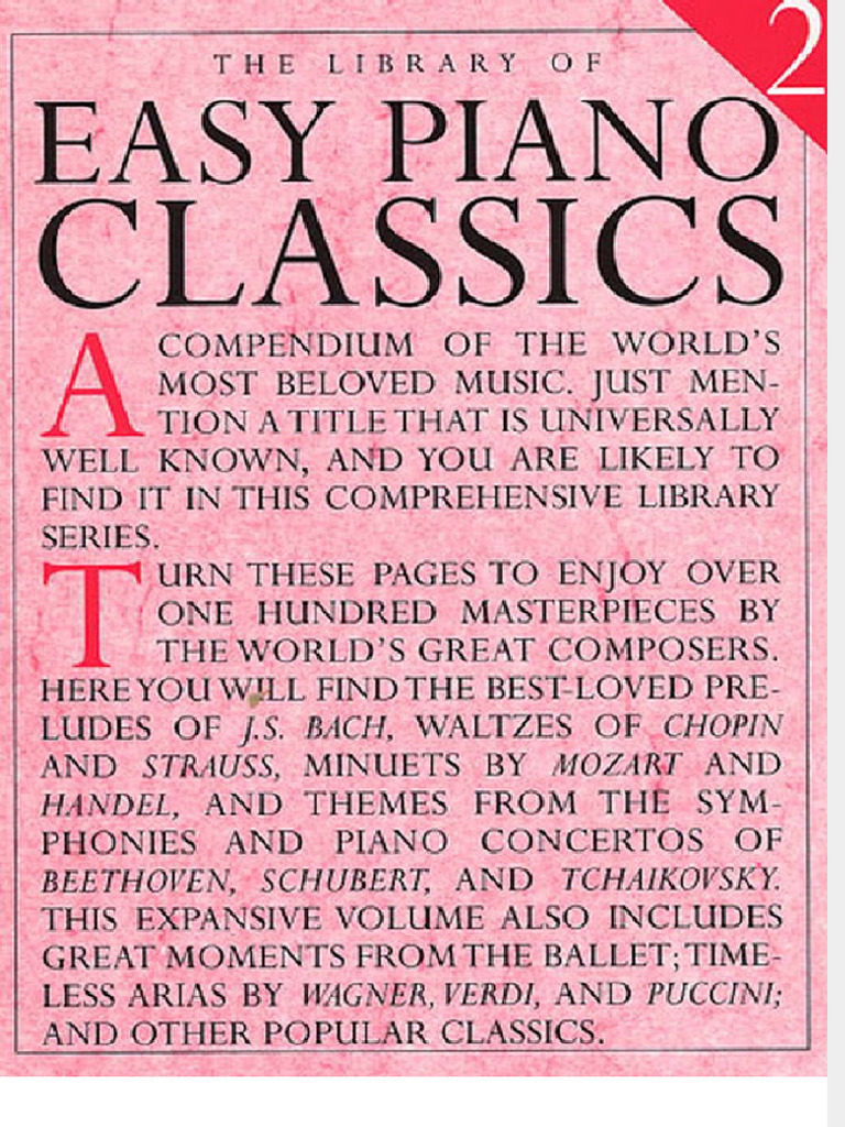 Easy Piano Sheet Music For Kids: A Beginners First Book Of Easy To Play Classics | 40 Songs