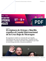 El Régimen de Ortega y Murillo Expulsa Al Comité Internacional de La Cruz Roja de Nicaragua - EL PAÍS América