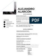Alejandro Alarcón Curriculum