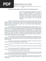 Diário Oficial Da União: Portaria Conjunta Dirben/Pfe-Inss/Inss #61, de 25 de Abril de 2022
