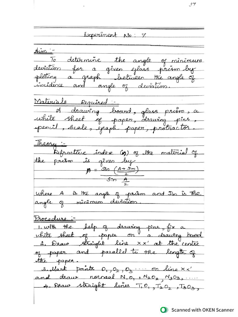 12 Phy Practical 7 | PDF