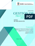 Desarrollo de Gestión de Proyectos de Inversión - Apuntes Clase