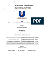 TAREA FINAL Eficacia de Sistema de Gestión de Rendimiento - Basados en Objetivos.