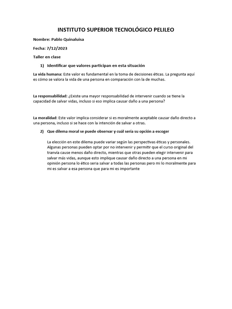 DILEMA DEL TRANVIA PDF