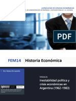 Módulo Inestabilidad Política y Crisis Económica en Argentina (1962-1983) EJE 4