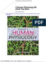 Principles of Human Physiology 6th Edition Stanfield Test Bank