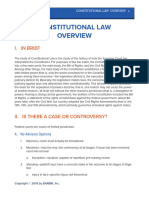 Constitutional Law Overview