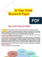Guide To Your Final Research Paper