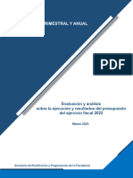 III Informe Cuatrimestral y Anual 2022