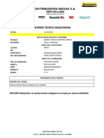Solicitud Garantía Ot.40074274 - ARBOL DE LEVA Y BOMBA DE LUBRICACIÓN MOTOR L318 - MINERALES MARFIL