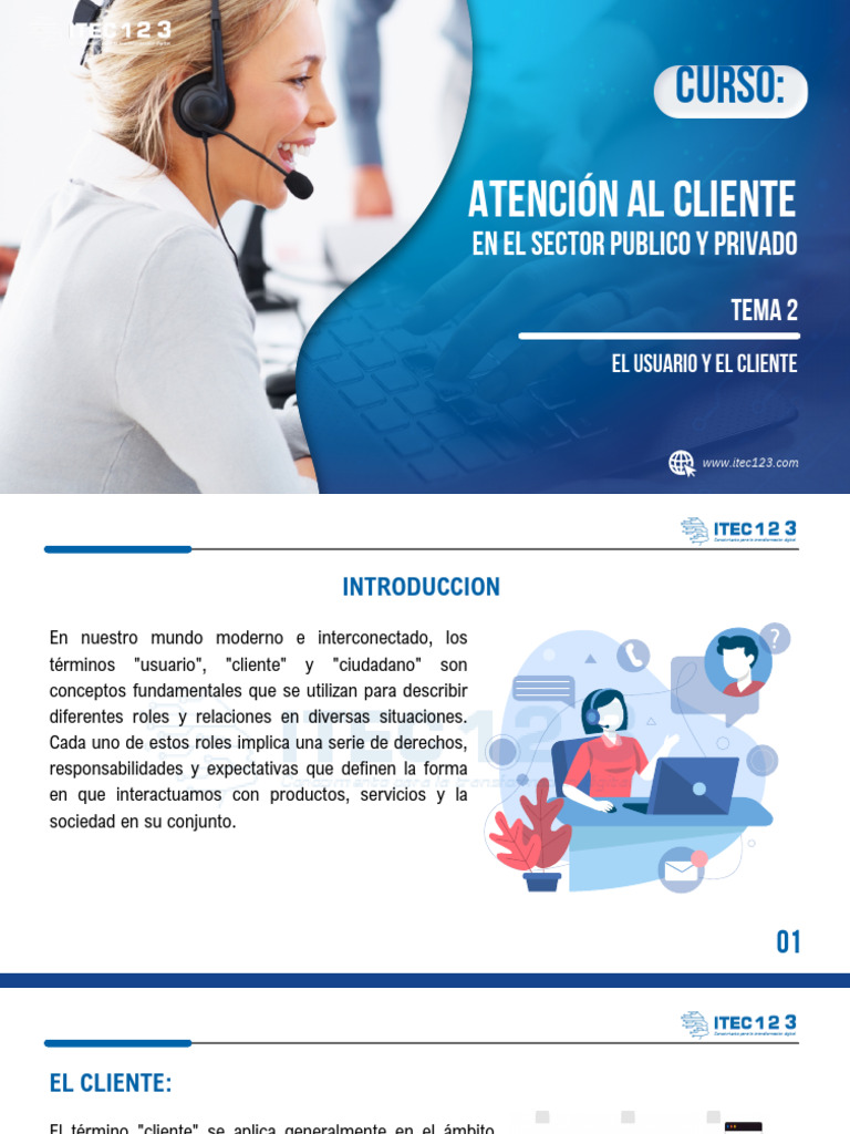 Atención Al Cliente en El Sector | PDF | Cliente | Business
