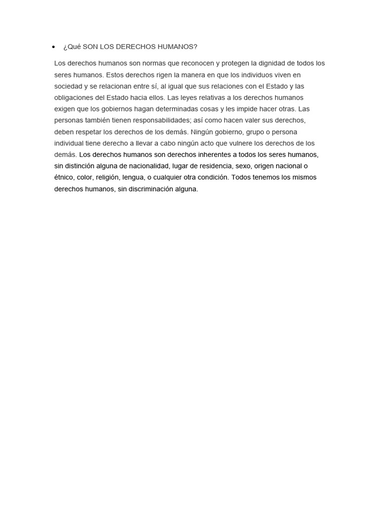 Derechos Humanos: Dignidad y Equidad | PDF | Política | Ciencias sociales