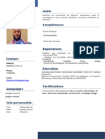 CV Format For Abdul
