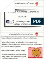 Ppt-Physiological Mechanism of Taste