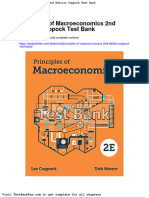 Principles of Macroeconomics 2nd Edition Coppock Test Bank