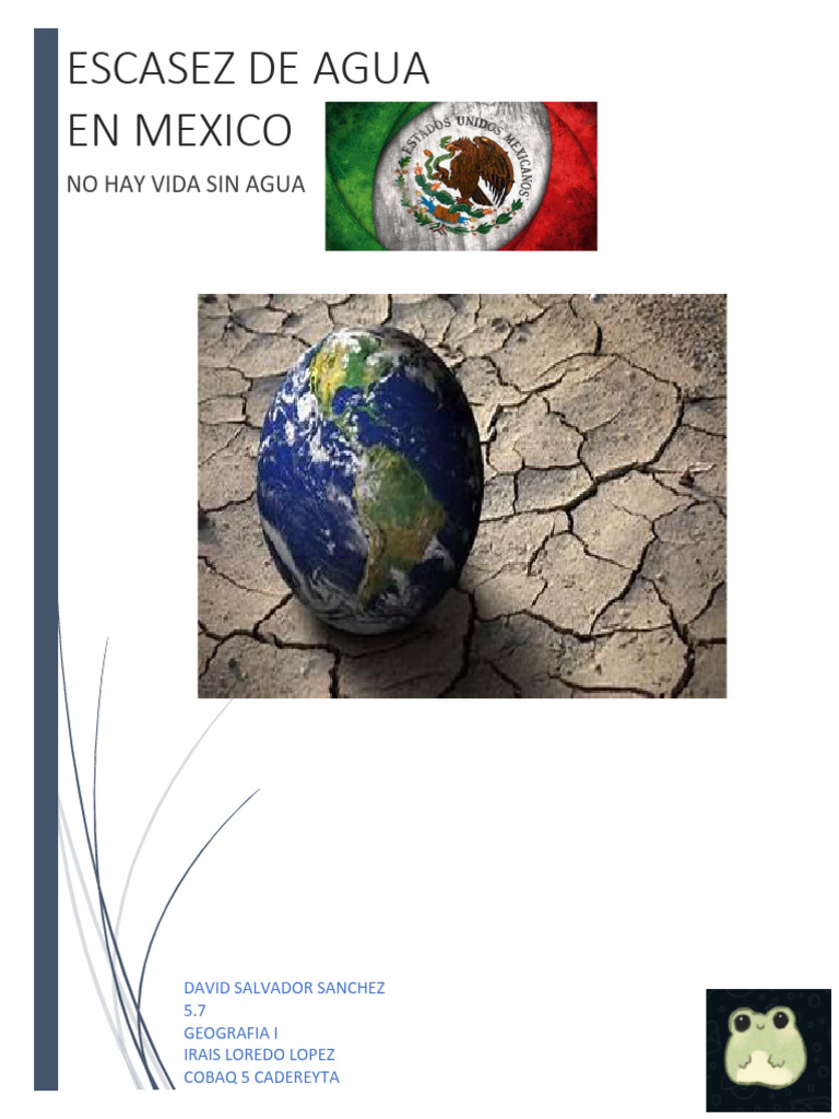 Escasez de Agua en México: Causas y Soluciones | PDF