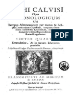 Calvisii, Sethi Opus Chronologicum Francofurti, Anthonius Hummius, 1650, Pages 244-245