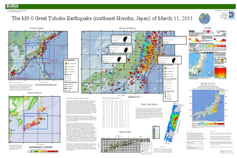 Tohoku Earthquake Overview: March 2011 | PDF | Earthquakes | Plate ...