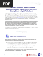 GovStack Definitions Understanding The Relationship Between Digital Public Infrastructure, Building Blocks & Digital Public Goods