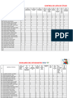 Control de Materiales Del Estudiante