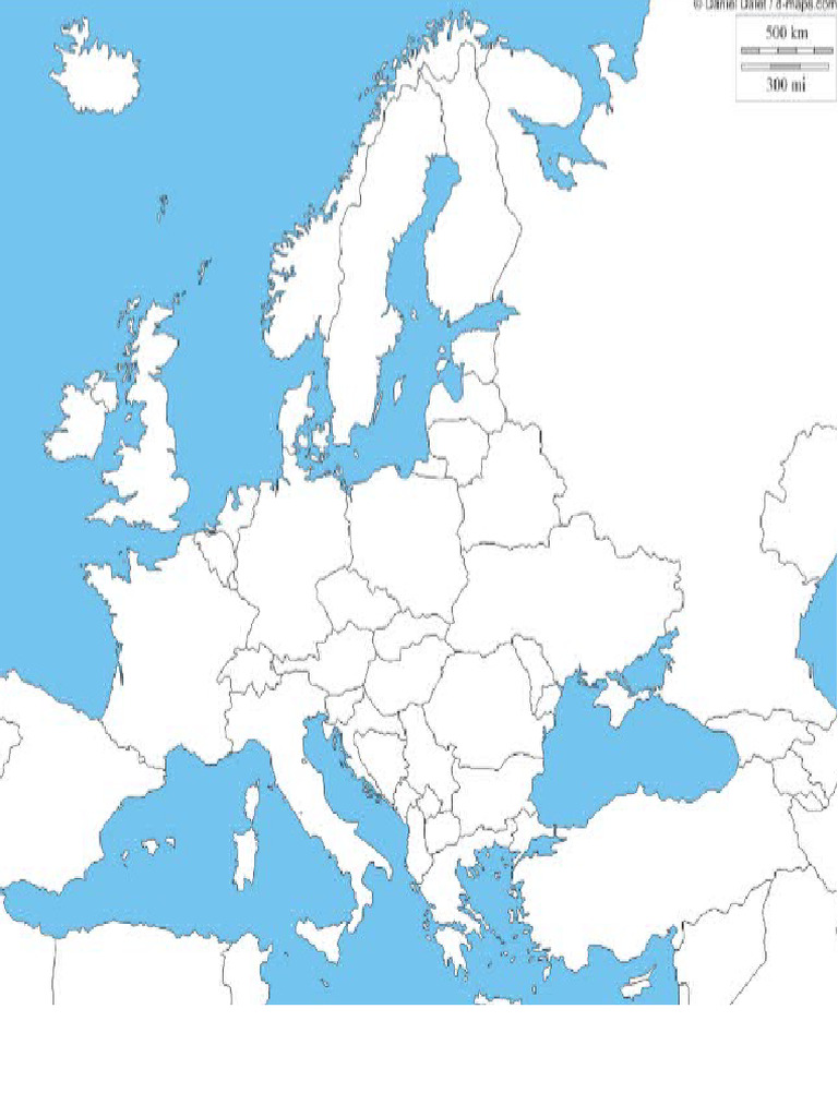 Mapa de Europa Croquis | PDF