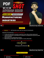 Manufacturing Industries One Short