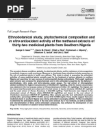 Ethnobotanical Study, Phytochemical Composition and Thirty-Two Medicinal Plants From Southern Nigeria