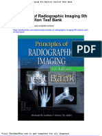 Principles of Radiographic Imaging 5th Edition Carlton Test Bank