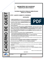 Município de Gaspar: Processo Seletivo Público Simplificado EDITAL N. 010/2022