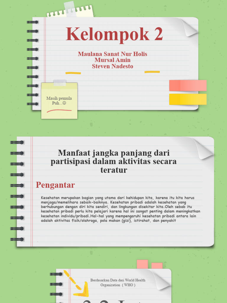 Notebook Lesson XL by Slidesgo | PDF | Kesehatan Holistik