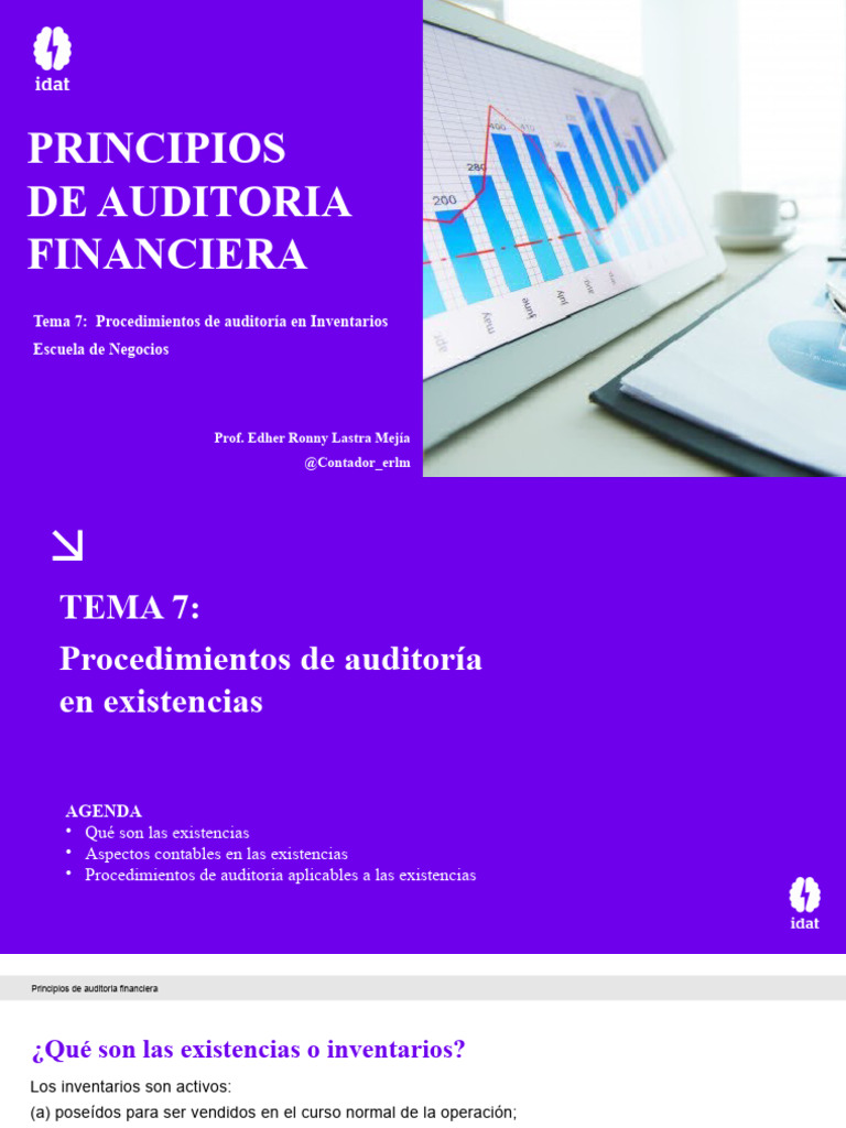 Procedimientos de Auditoría en Inventarios | PDF | Auditoría | Contabilidad
