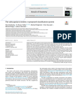 Tendon Del Subescapular - Sistema de Clasificación - Anatomía