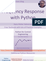 Frequency Response With Python